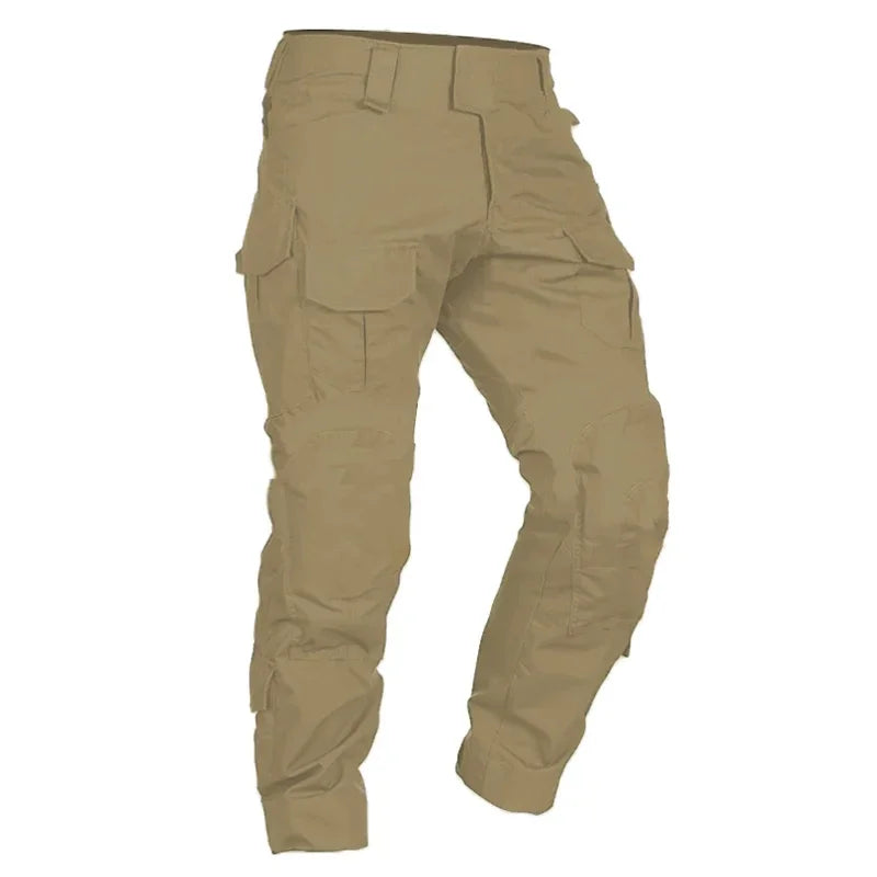 Men Combat Pants With Knee Pads Tactical Cargo Sport Trousers Camouflage Multicam Trekking Hunting Clothes（Not knee pads）