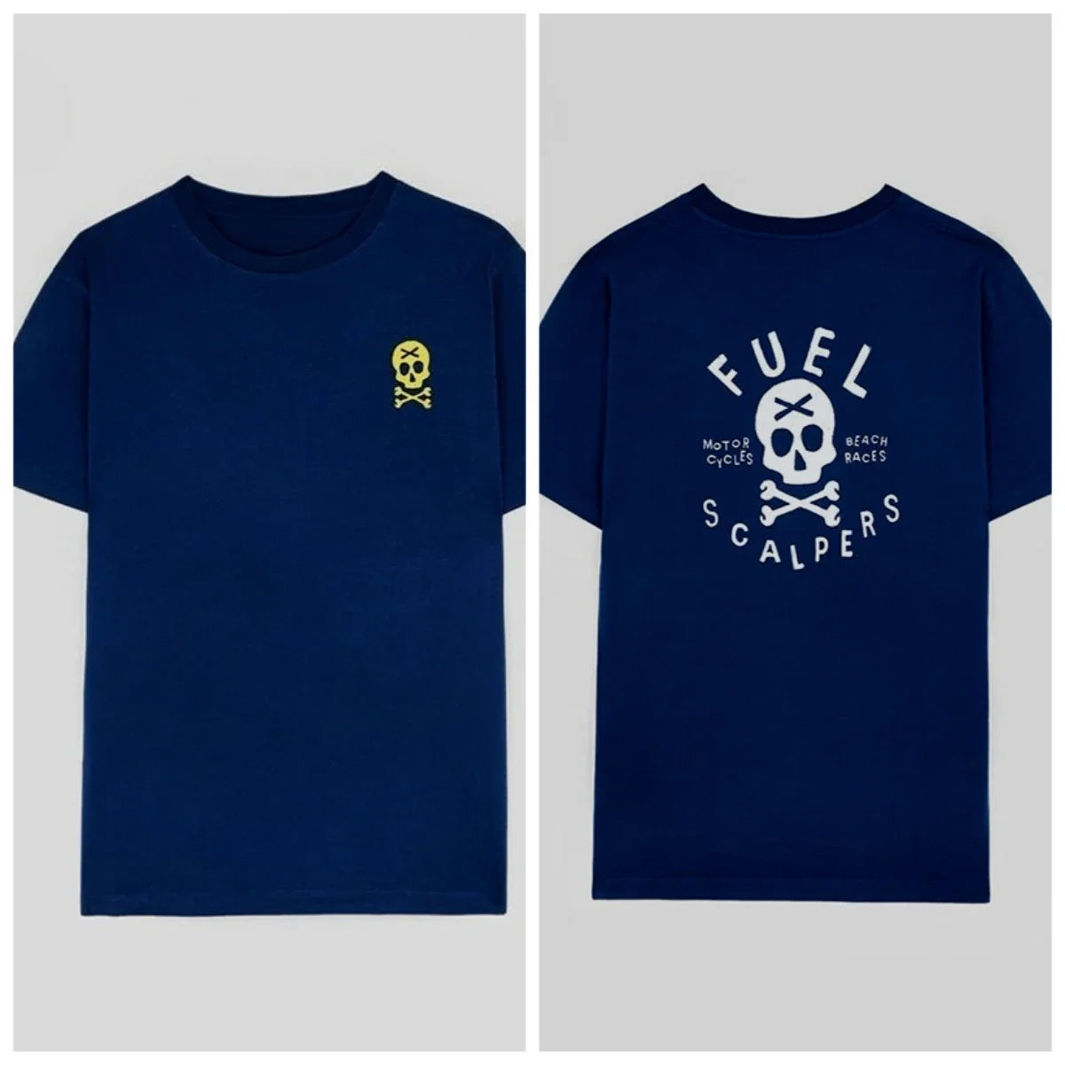 2025 Fuel X Scalpers FXS T-Shirt Peripheral Pattern Printing Summer Luxury Brand Cotton Men's and Women's T-Shirt Short Sleeve