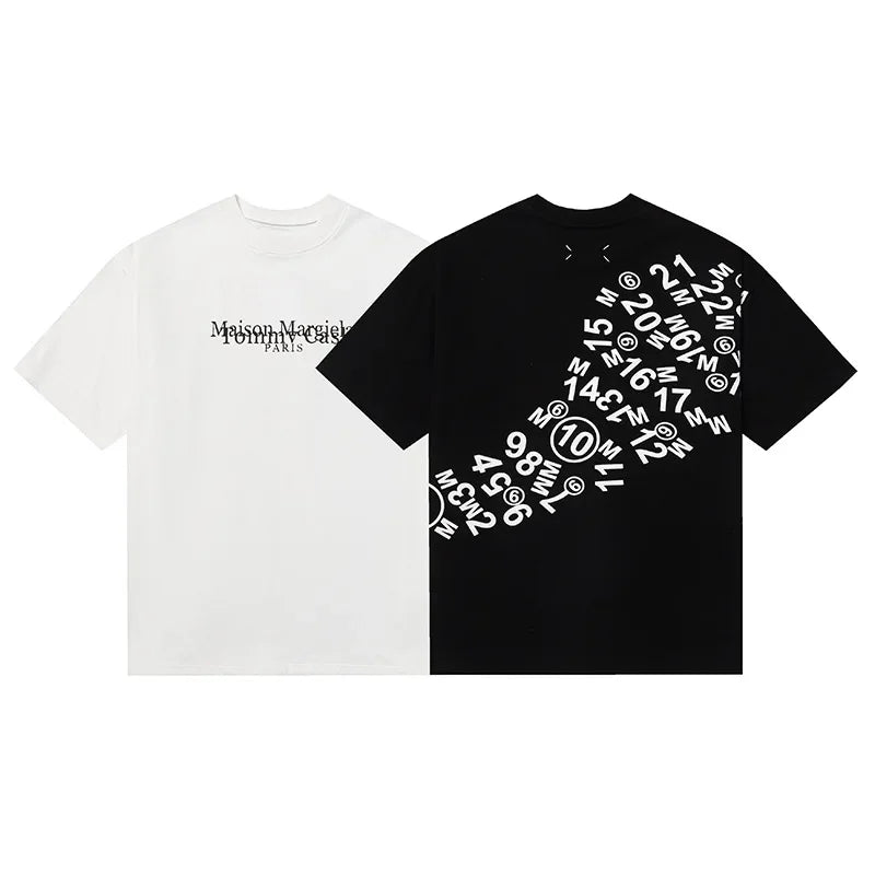 Maison Margiela MM6 pure cotton double yarn short sleeved men's T-shirt, high-quality in stock