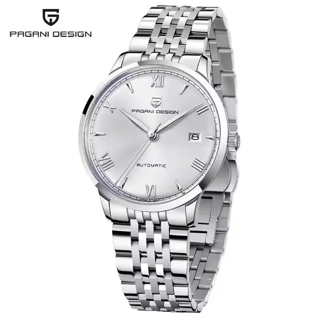 PAGANI DESIGN 40MM Business Men Mechanical Watches NH35 Luxury Sapphire Glass 10Bar Waterproof Automatic Watches for Men Gift