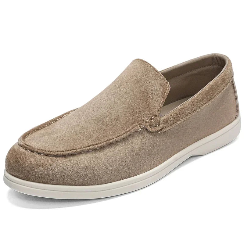 Men Casual Shoes Fashion Lightweight Lazy Shoes Male Breathable Slip-on Mens Suede Driving Shoes Comfortable Loafers Moccasins