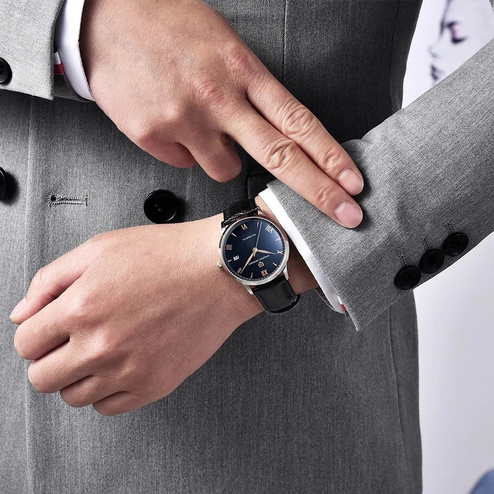 PAGANI DESIGN 40MM Business Men Mechanical Watches NH35 Luxury Sapphire Glass 10Bar Waterproof Automatic Watches for Men Gift