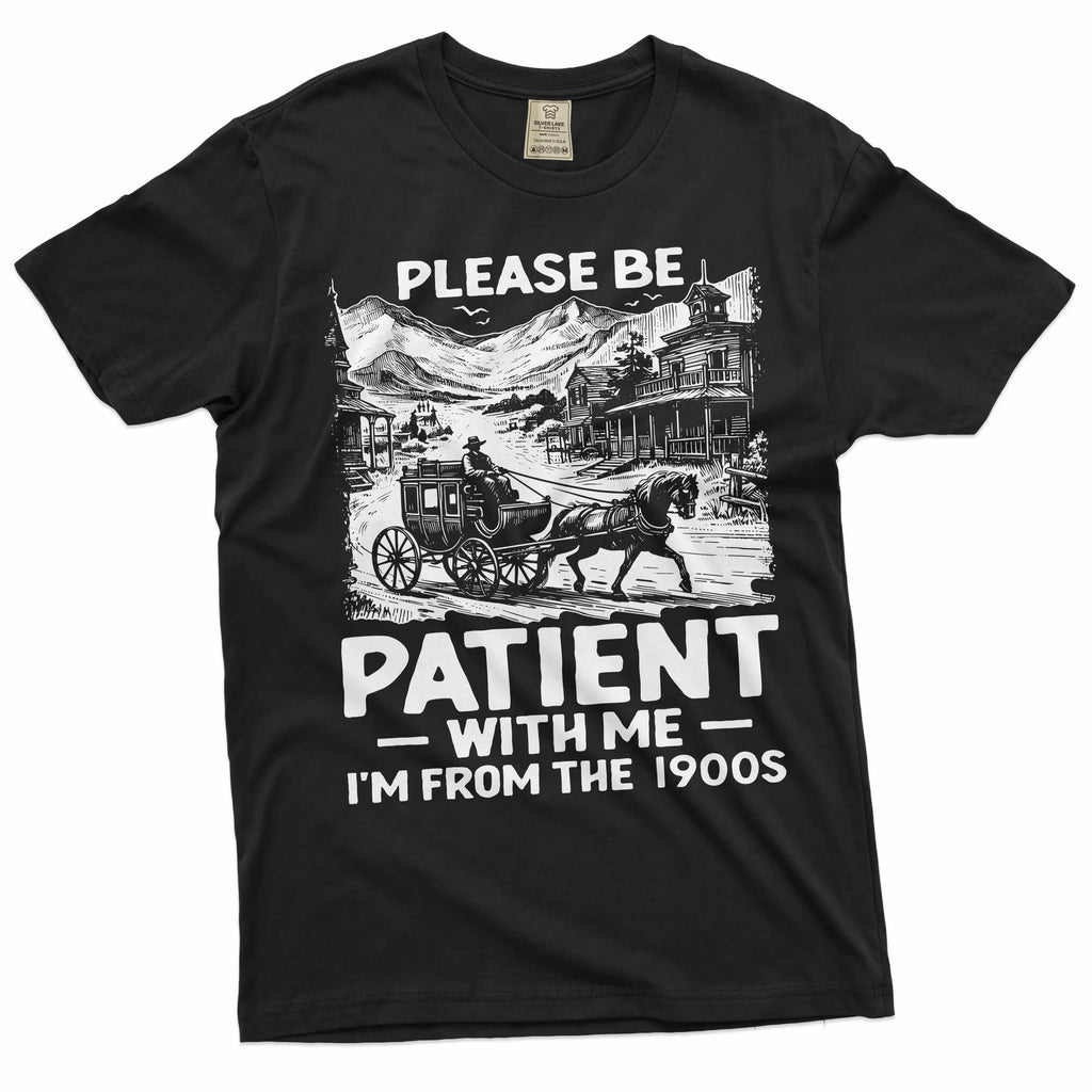 Men's Funny "I Am From 1900s" T-Shirt - Papa/Dad/Grandpa Gift, Christmas/Birthday Humor Tee, Casual Comfort, Stylish Fit