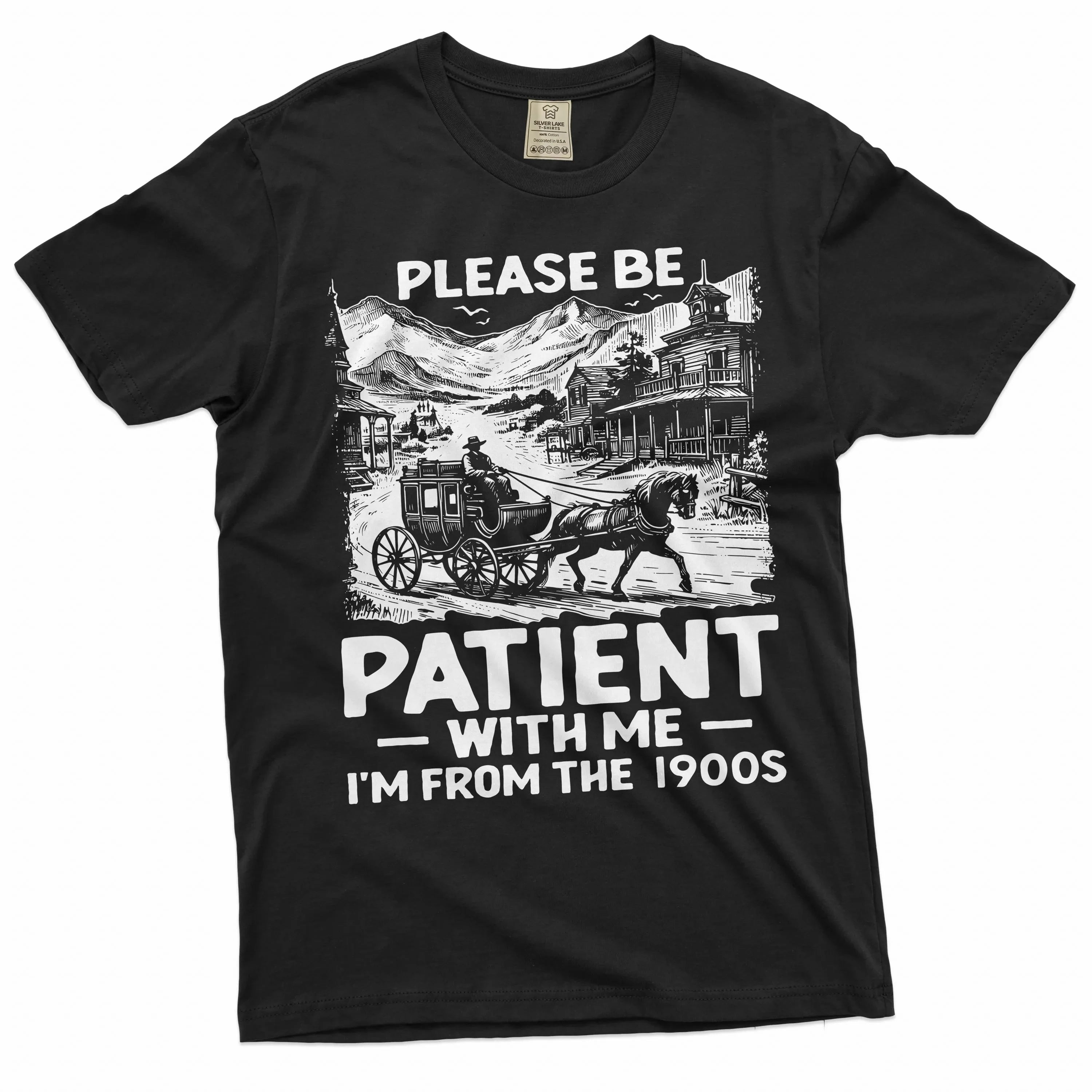 Men's Funny "I Am From 1900s" T-Shirt - Papa/Dad/Grandpa Gift, Christmas/Birthday Humor Tee, Casual Comfort, Stylish Fit
