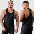 Men's Printed Short Sleeve T-shirt Breathable Loose Vest Top Fitness Style Fashion Brand New Summer Sports Training