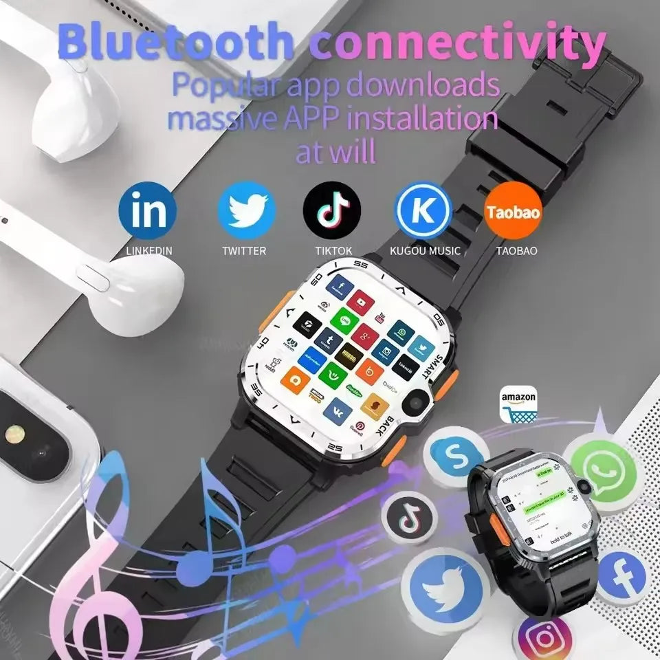 Android WhatsApp Smart 5G Video Voice SOS Call Camera Watch GPS WIFI Trace Locate SIM Card Phone Smart Watch For Huawei Xiaomi