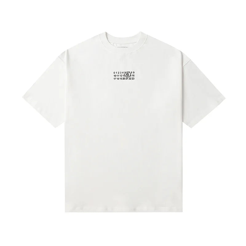 Maison Margiela MM6 pure cotton double yarn short sleeved men's T-shirt, high-quality in stock