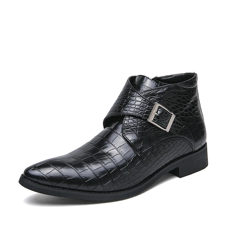 Cowboy Boots Men Genuine Leather Boots for Men Shoes Luxury Shoes High Quality Dress Booty Man Casual Sneakers Men's Shoe Ankle