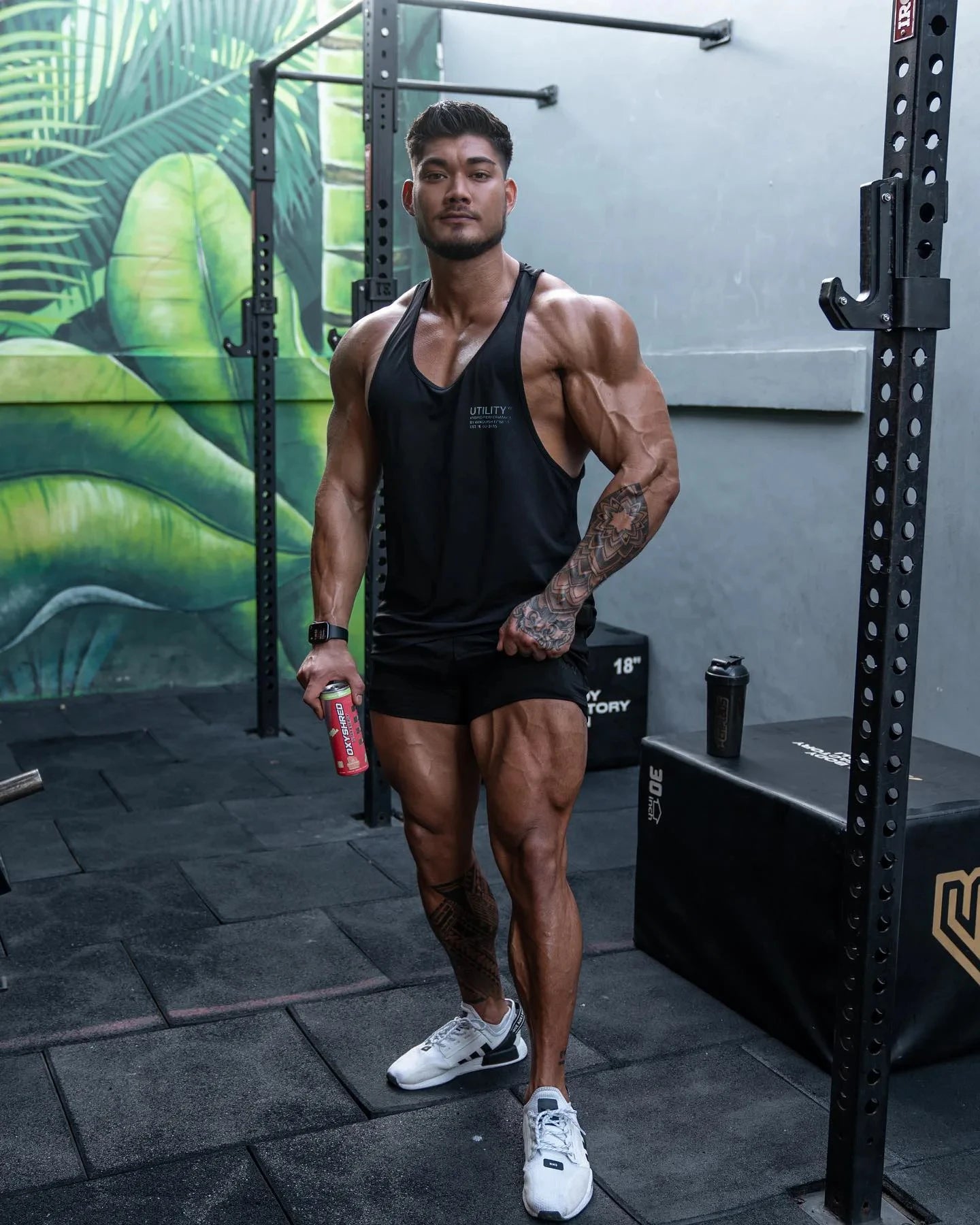 Men's Printed Short Sleeve T-shirt Breathable Loose Vest Top Fitness Style Fashion Brand New Summer Sports Training