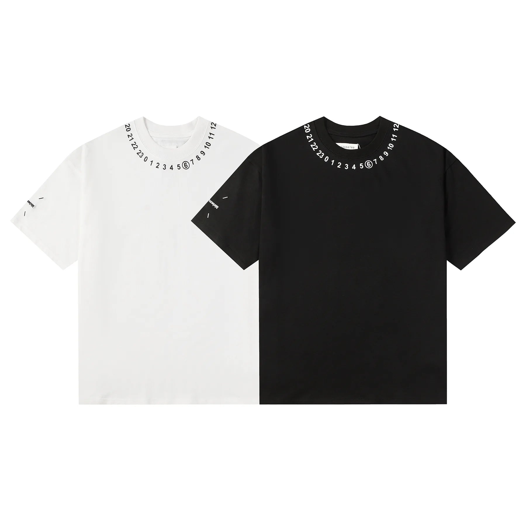 Maison Margiela MM6 pure cotton double yarn short sleeved men's T-shirt, high-quality in stock