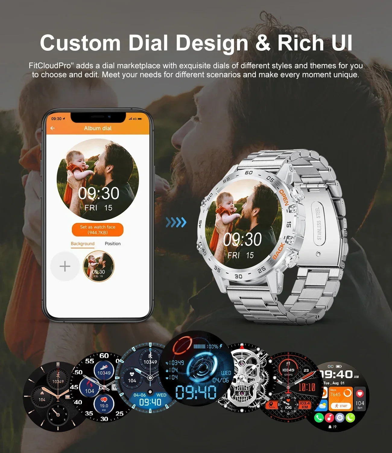 Xiaomi 1.39" Bluetooth Call Smart Watch Outdoor Sport Fitness Heart Rate Health Monitoring Smartwatch For Android IOS Phone