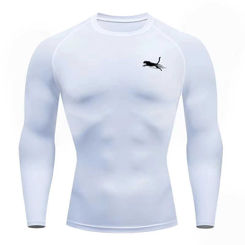 Men's Long Sleeves Fitness T-shirt Dry Fit Gym T-shirt Sportswear Outdoor Sports Running Tees Tops For Men RL0623