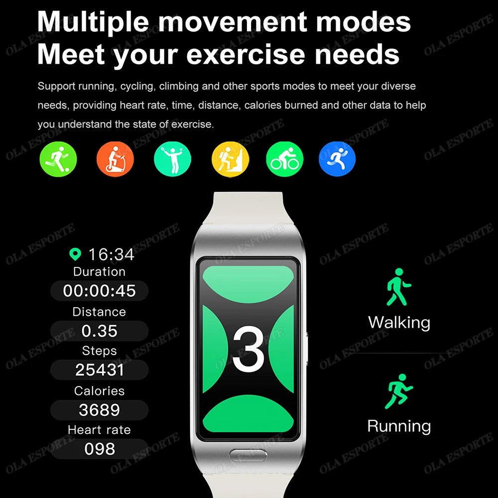 2 in 1 Smart Watch Earphone Car Player TWS Sport  SmartWatch for Men Women Fashion Business Bluetooth Phone Call Watch Music