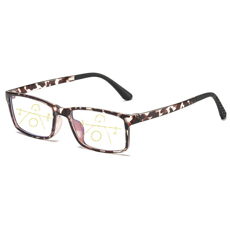 Presbyopia glasses men women automatic zoom reading glasses anti blue light intelligent progressive eyeglasses