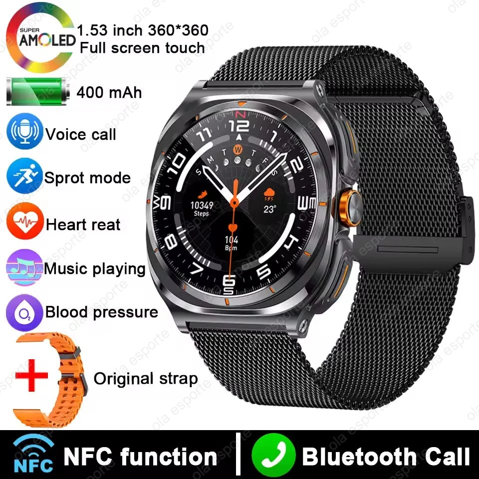 New GT98 Smart Watch TWS Headset 2 In 1 AMOLED Wireless Headset Bluetooth Call Outdoor Sport Music Health Monitor Smartwatch Men