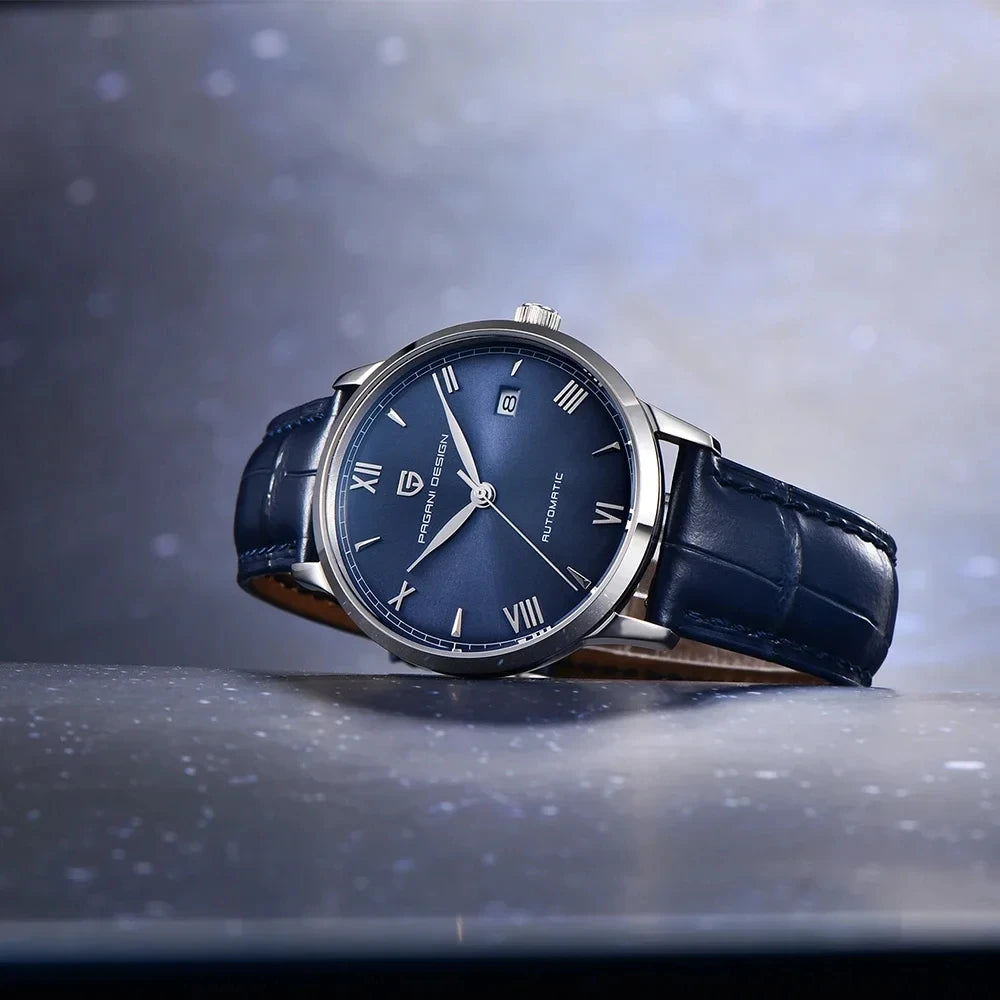 PAGANI DESIGN 40MM Business Men Mechanical Watches NH35 Luxury Sapphire Glass 10Bar Waterproof Automatic Watches for Men Gift