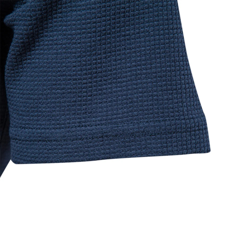 AIOPESON Solid Color Waffle T-shirts for Men Casual Brand Quality Short-sleeved Men's Tees New Summer Fashion Designer Tops Male