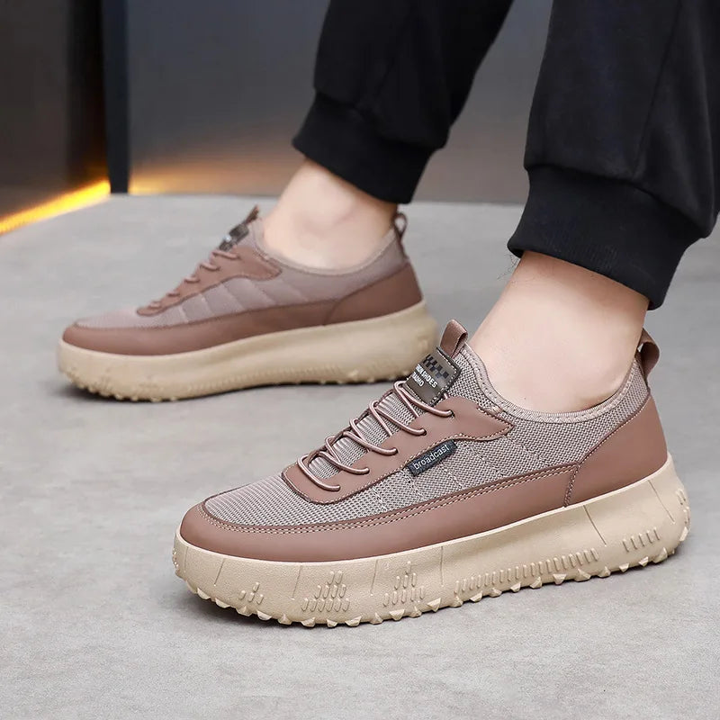 Men's Lightweight Casual Shoes Soft Sole Breathable Slip-On Loafers Comfortable Walking Sneakers 2023 New