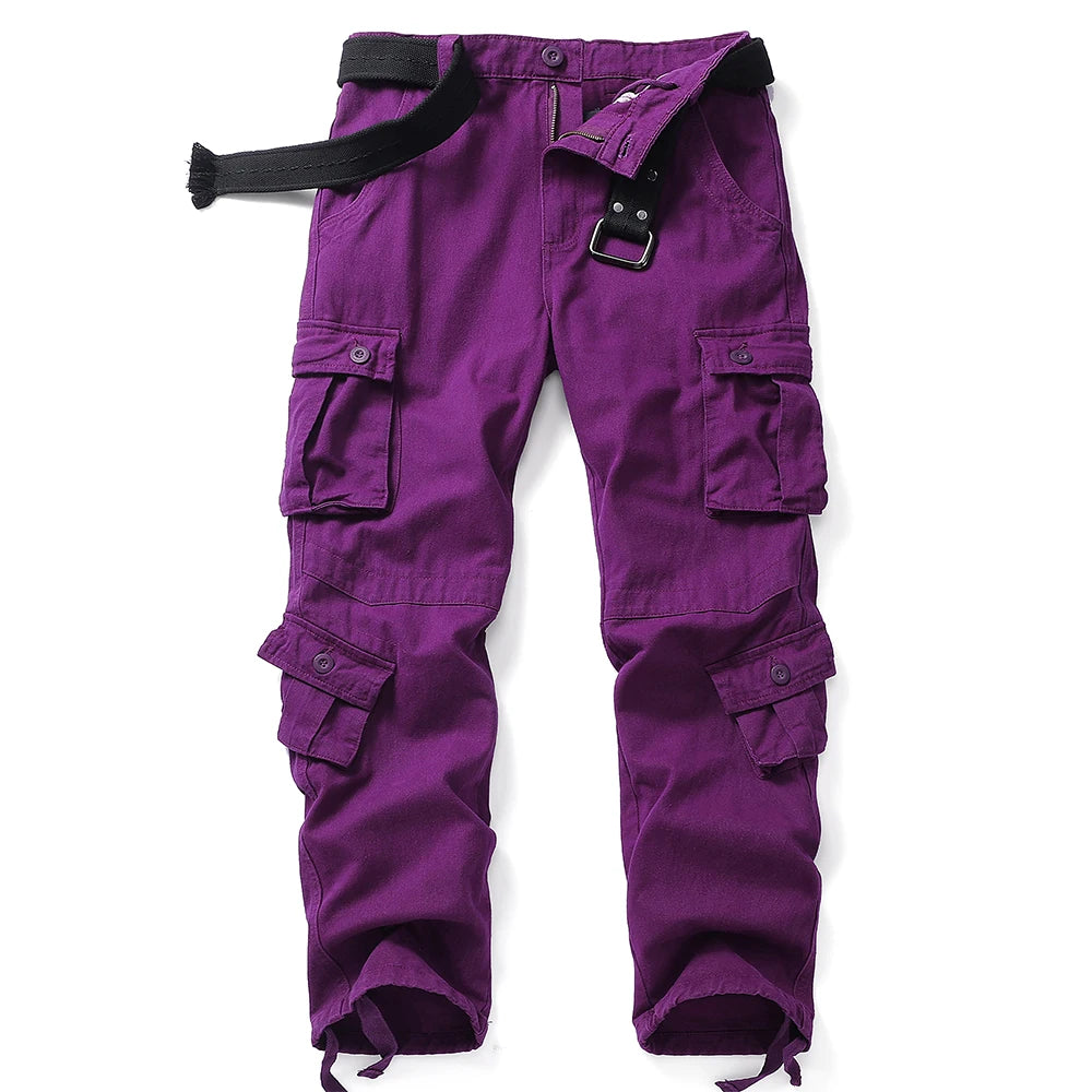 Men Combat Pants With Knee Pads Tactical Cargo Sport Trousers Camouflage Multicam Trekking Hunting Clothes（Not belt）