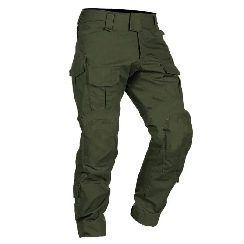 Men Combat Pants With Knee Pads Tactical Cargo Sport Trousers Camouflage Multicam Trekking Hunting Clothes（Not knee pads）