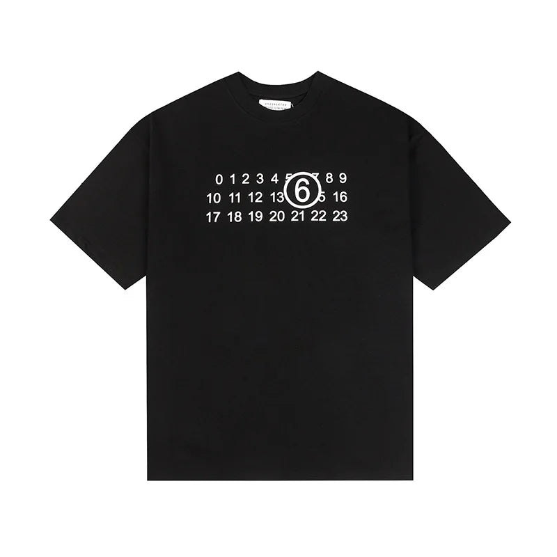 Maison Margiela MM6 pure cotton double yarn short sleeved men's T-shirt, high-quality in stock