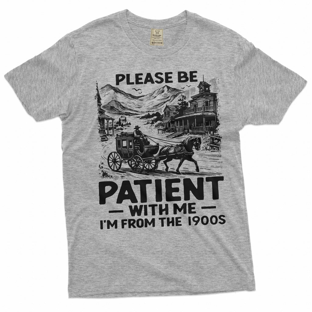 Men's Funny "I Am From 1900s" T-Shirt - Papa/Dad/Grandpa Gift, Christmas/Birthday Humor Tee, Casual Comfort, Stylish Fit