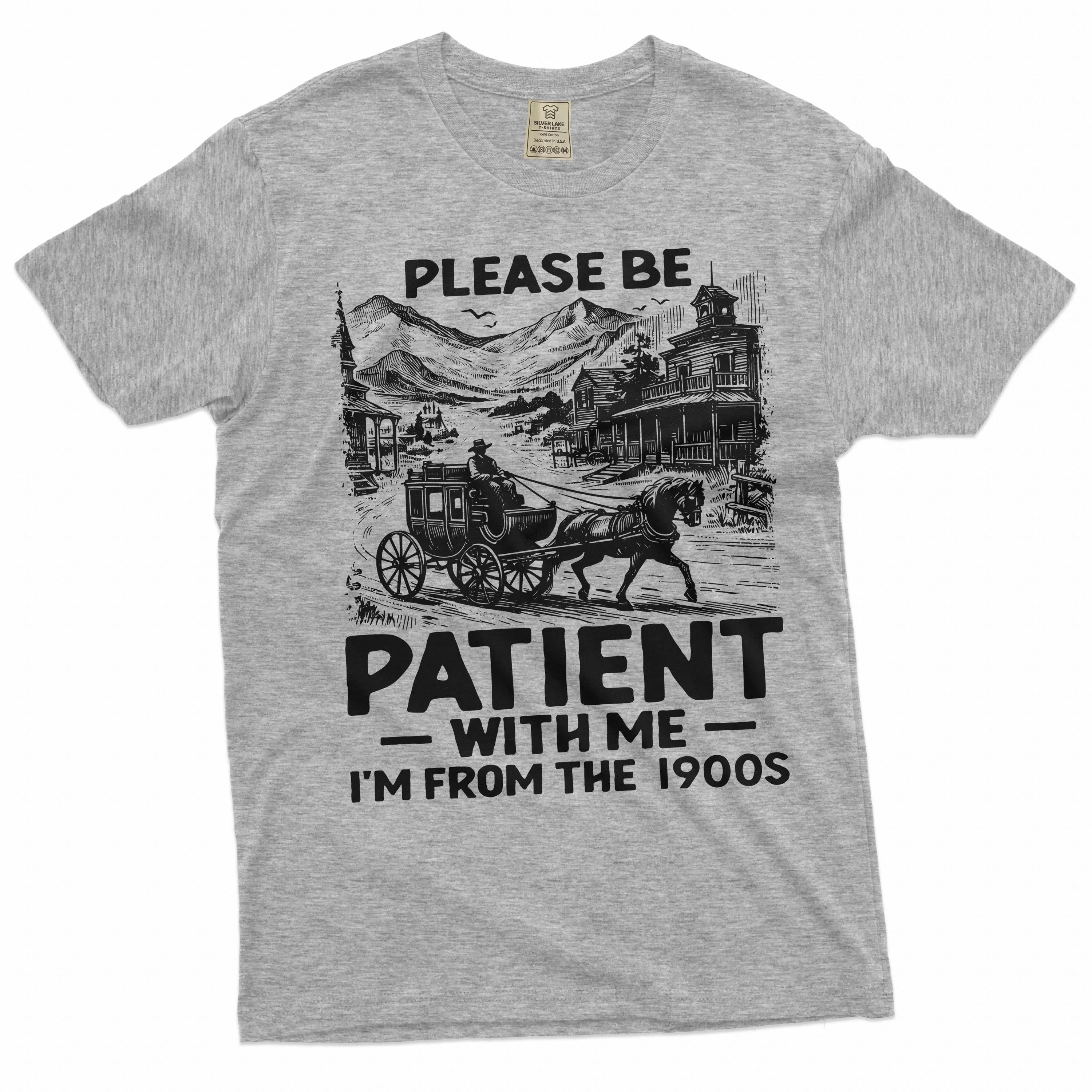 Men's Funny "I Am From 1900s" T-Shirt - Papa/Dad/Grandpa Gift, Christmas/Birthday Humor Tee, Casual Comfort, Stylish Fit