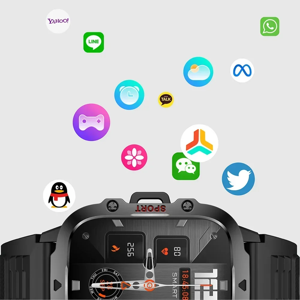 NEW Military Men Smart Watch 2025 Bluetooth Call Electronic Fitness Clock Heart Monitor Watches 3ATM Waterproof Sport Smartwatch