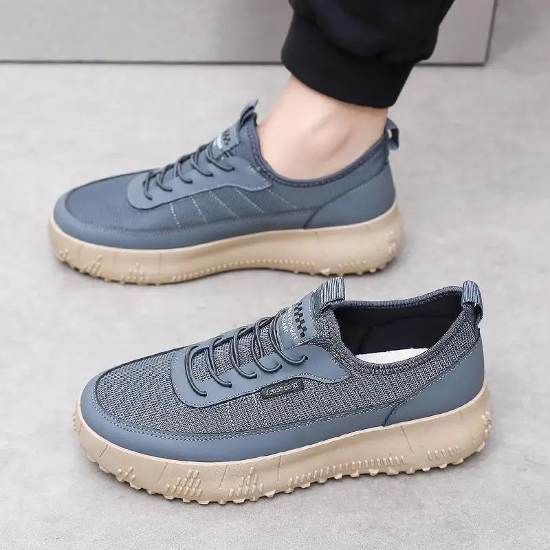 Men's Lightweight Casual Shoes Soft Sole Breathable Slip-On Loafers Comfortable Walking Sneakers 2023 New