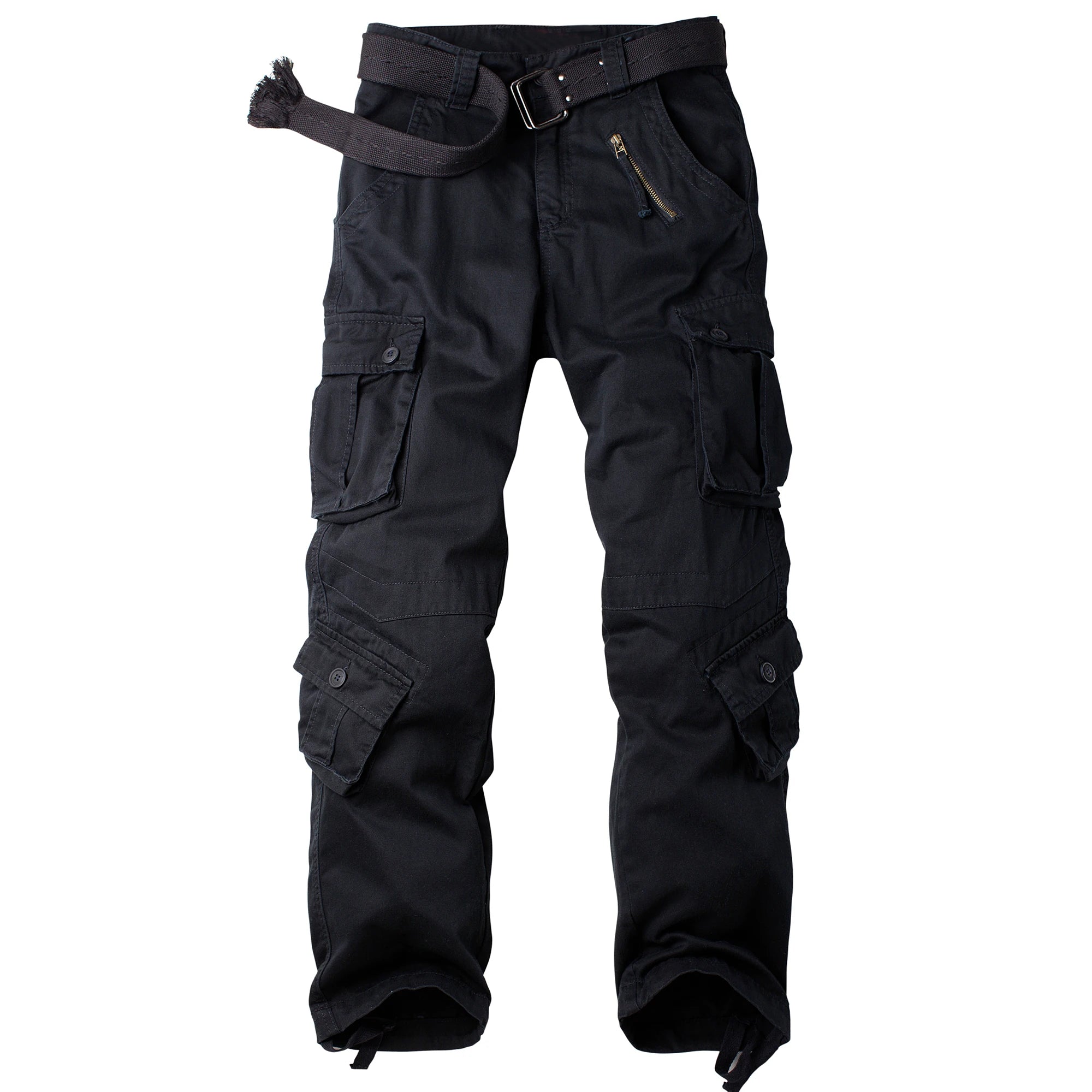 Men Combat Pants With Knee Pads Tactical Cargo Sport Trousers Camouflage Multicam Trekking Hunting Clothes（Not belt）