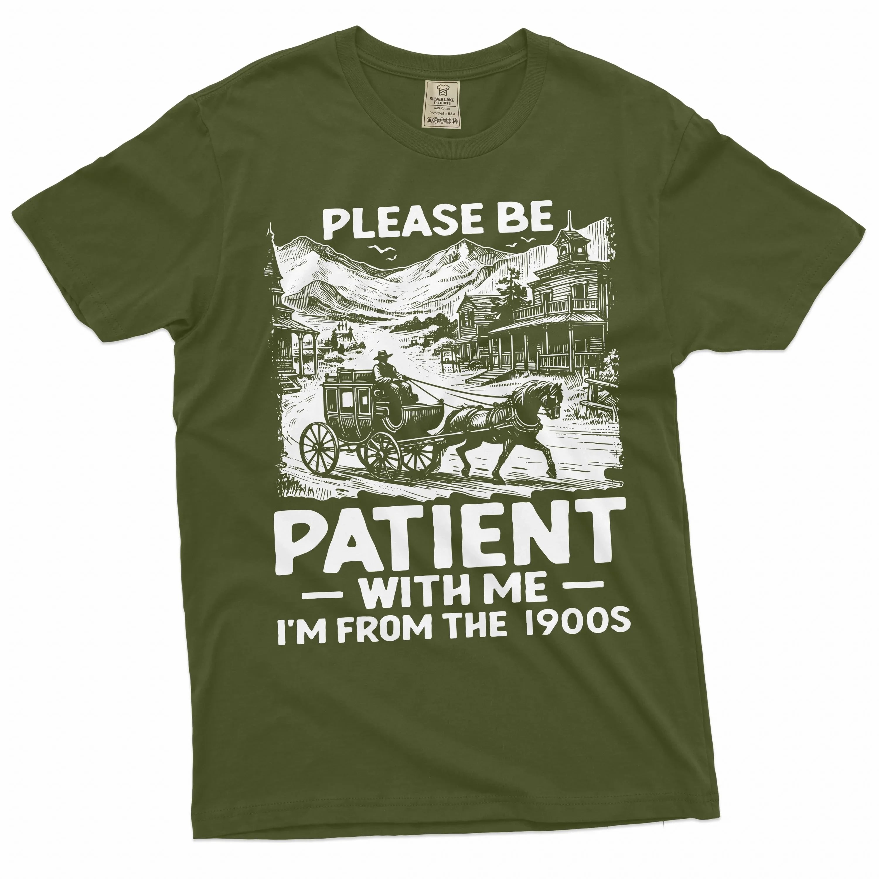 Men's Funny "I Am From 1900s" T-Shirt - Papa/Dad/Grandpa Gift, Christmas/Birthday Humor Tee, Casual Comfort, Stylish Fit