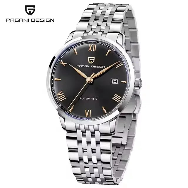 PAGANI DESIGN 40MM Business Men Mechanical Watches NH35 Luxury Sapphire Glass 10Bar Waterproof Automatic Watches for Men Gift