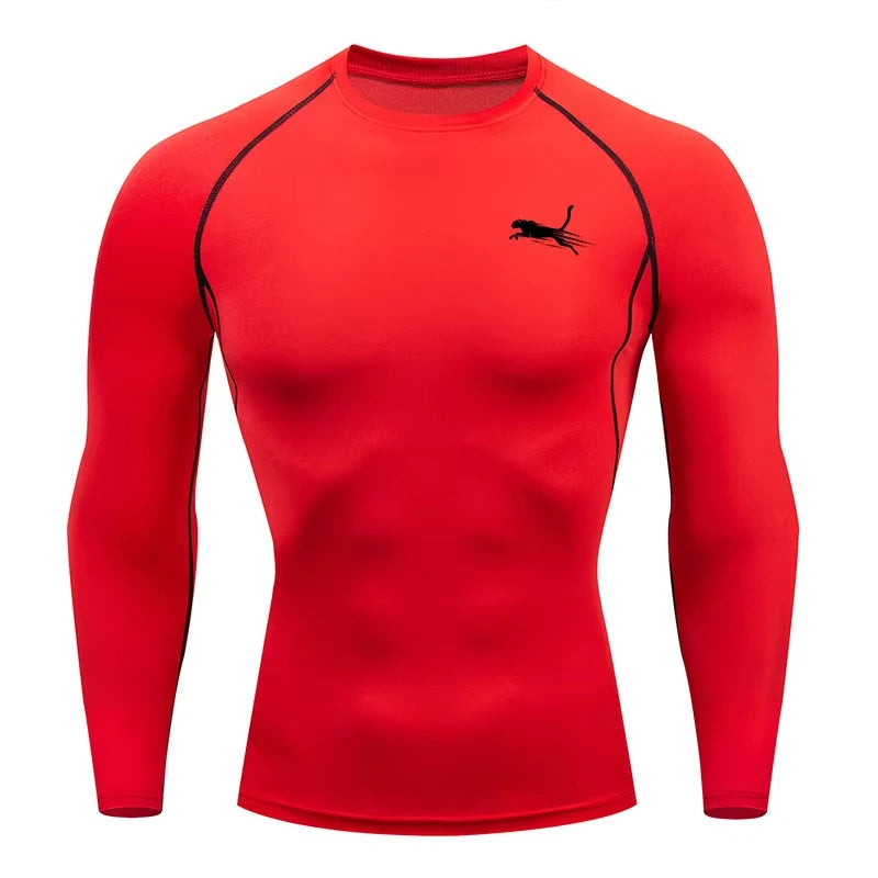 Men's Long Sleeves Fitness T-shirt Dry Fit Gym T-shirt Sportswear Outdoor Sports Running Tees Tops For Men RL0623