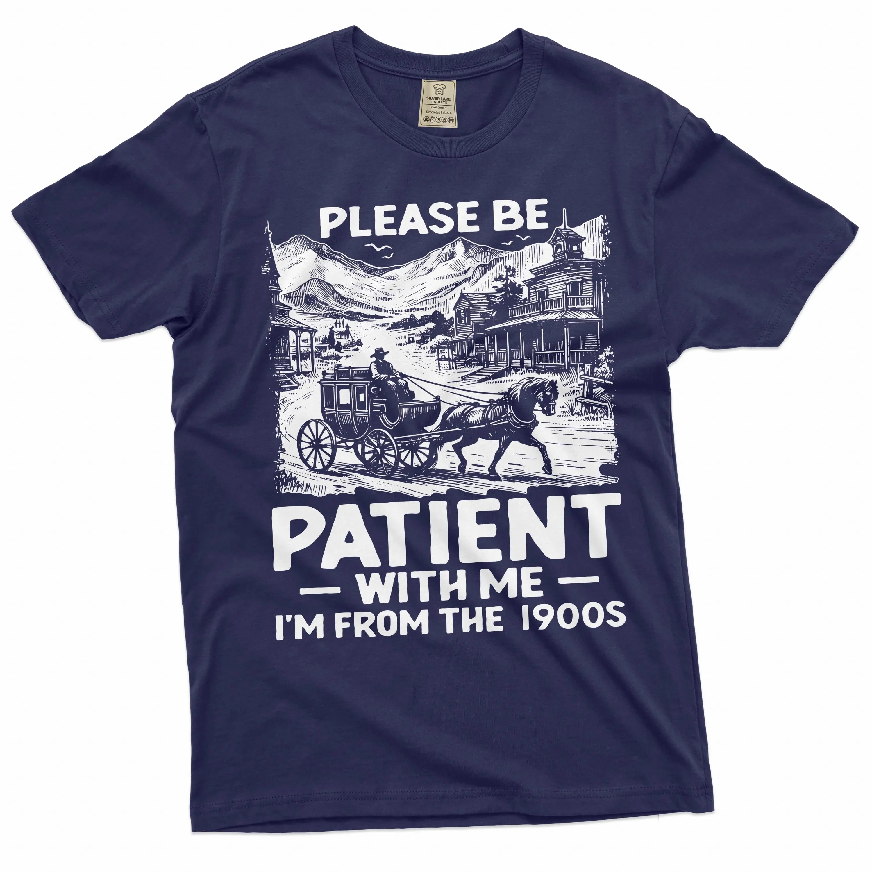 Men's Funny "I Am From 1900s" T-Shirt - Papa/Dad/Grandpa Gift, Christmas/Birthday Humor Tee, Casual Comfort, Stylish Fit