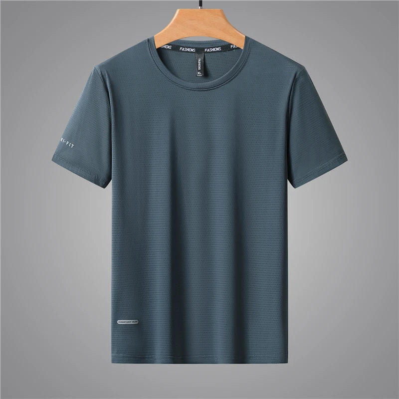 Good Quality T-Shirts Men Plus Size 6XL 7XL 8XL Male Tshirt Fat Man Tee Shirt Breathable Wearing Tee Tops Running Fast Shipping