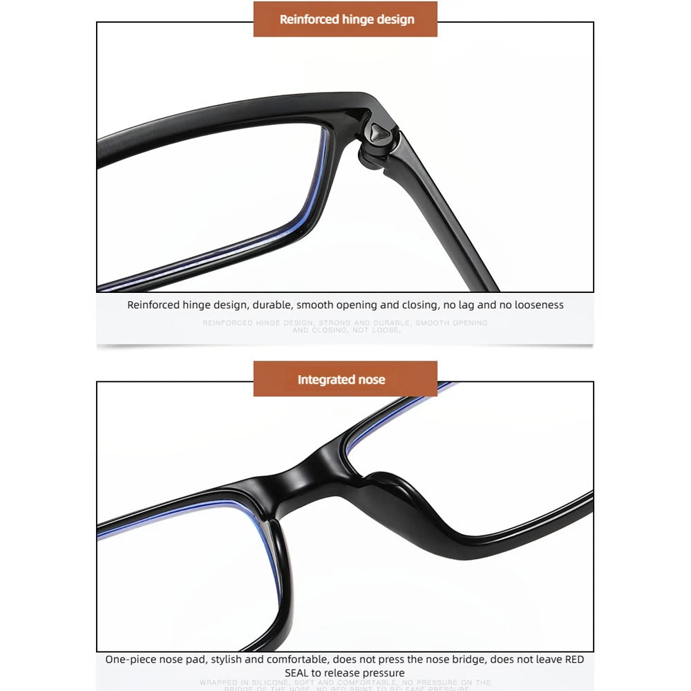 Presbyopia glasses men women automatic zoom reading glasses anti blue light intelligent progressive eyeglasses