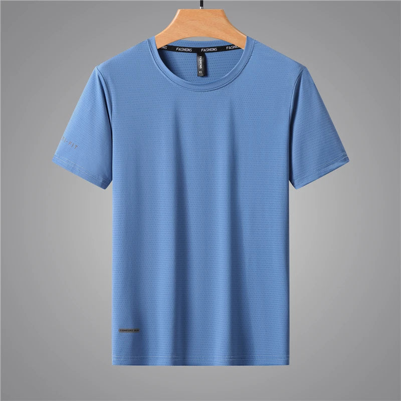 Good Quality T-Shirts Men Plus Size 6XL 7XL 8XL Male Tshirt Fat Man Tee Shirt Breathable Wearing Tee Tops Running Fast Shipping