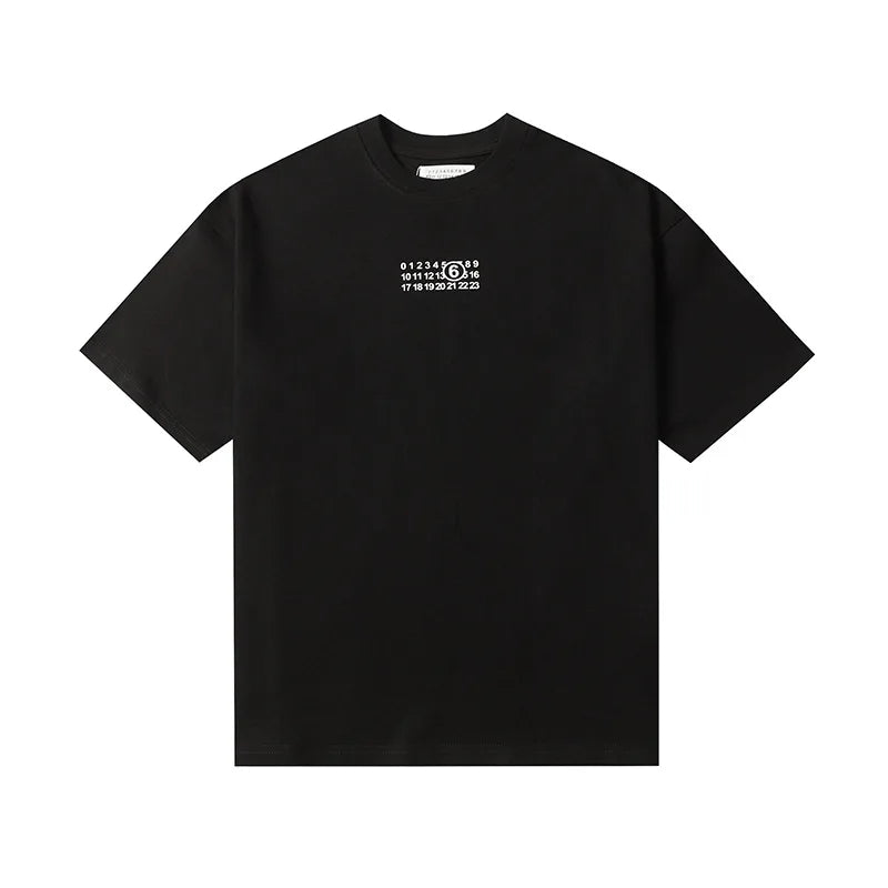 Maison Margiela MM6 pure cotton double yarn short sleeved men's T-shirt, high-quality in stock