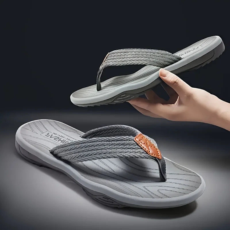 Pmoiste Men Flip Flops  EVA Slip-on Beach Comfortable Designer House Slippers High Quality Summer Outdoor Non Slip