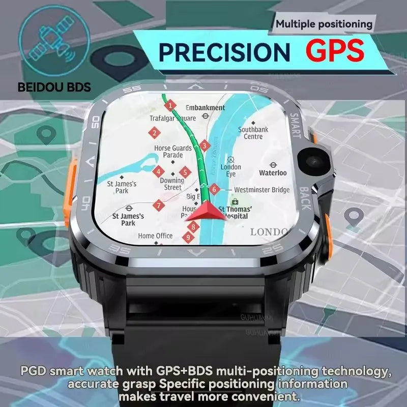Android WhatsApp Smart 5G Video Voice SOS Call Camera Watch GPS WIFI Trace Locate SIM Card Phone Smart Watch For Huawei Xiaomi