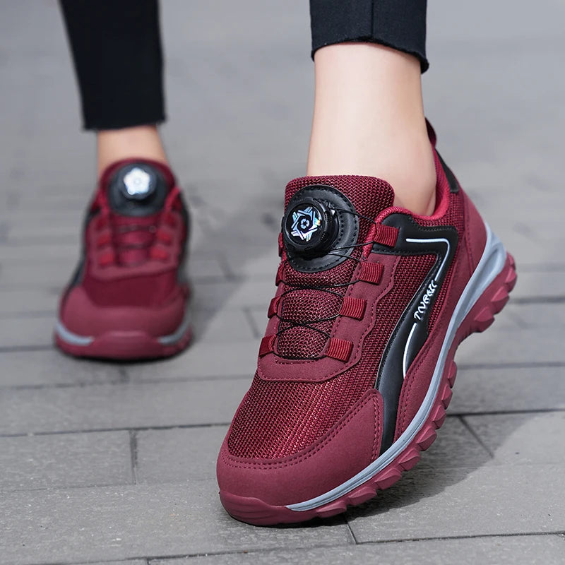 Men'S Sports Shoes Rotating Buckle Comfortable Hiking Anti Slip Sports Shoes Plus Size Men'S Shoes