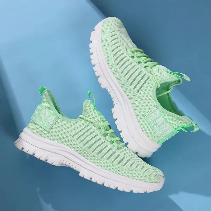 Fashionable Men's Sports Shoes Lightweight Breathable Fast Drying Mesh Cushioning Running Shoes Fitness Training Non Slip Shoes