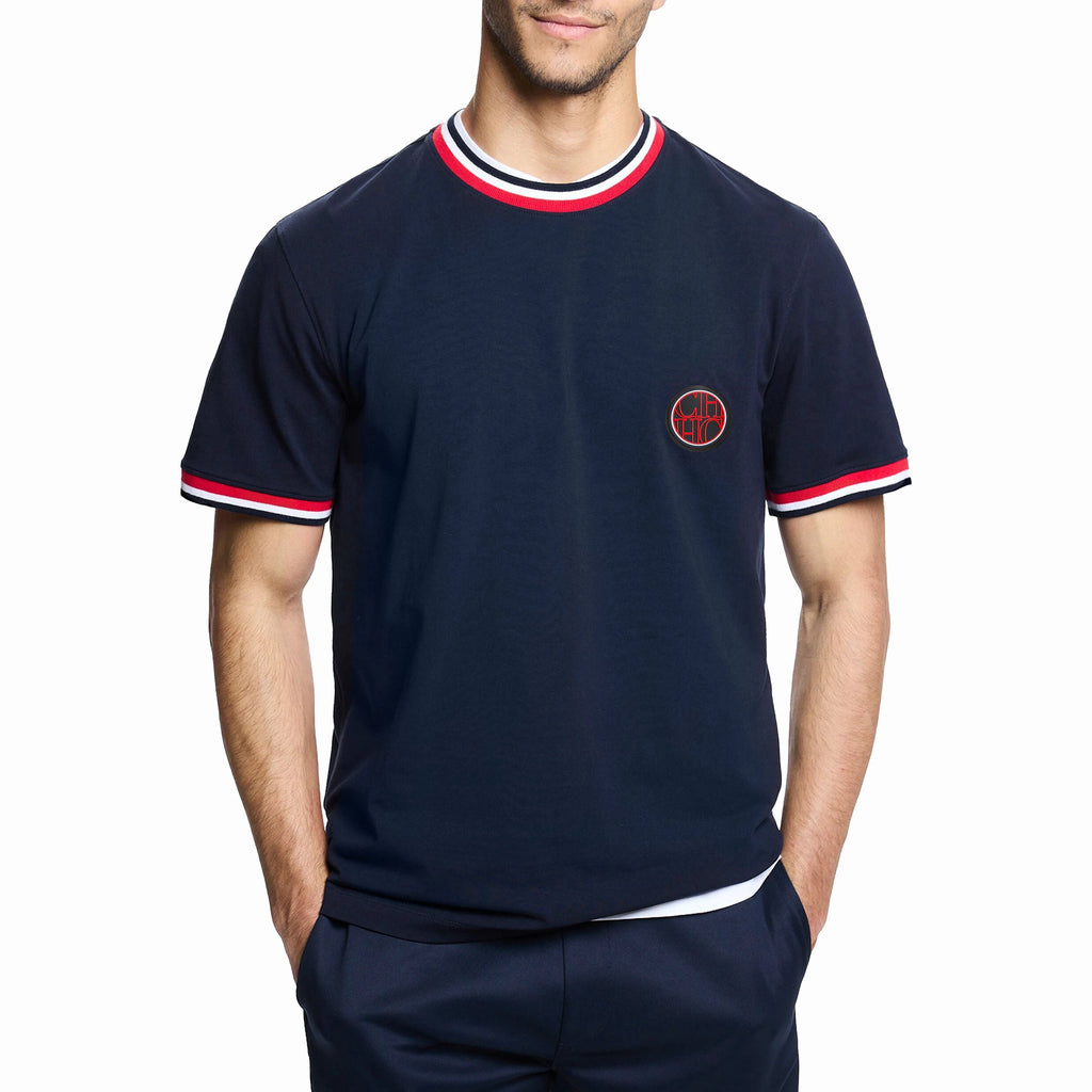 CHCH T-Shirt Men Casual High Quality Summer Short Sleeve Round Neck Mens T Shirts Fashion Basic T-shirt Mal