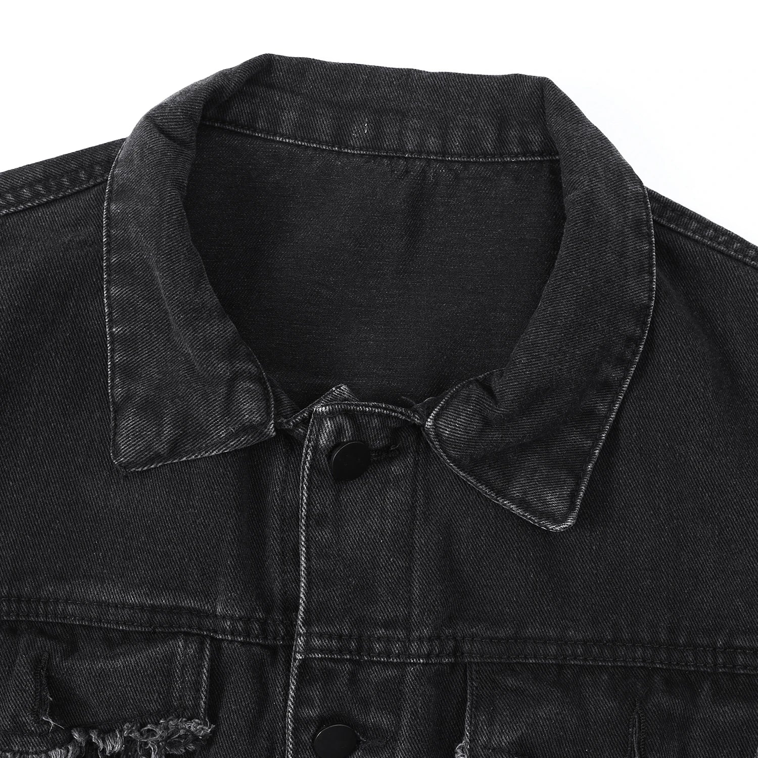 Men's Retro Washed Denim Jacket 2025 New Autumn Hong Kong Vintage Denim Coat Men Handsome Loose Versatile Workwear Jeans Jacket