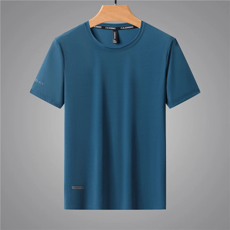 Good Quality T-Shirts Men Plus Size 6XL 7XL 8XL Male Tshirt Fat Man Tee Shirt Breathable Wearing Tee Tops Running Fast Shipping
