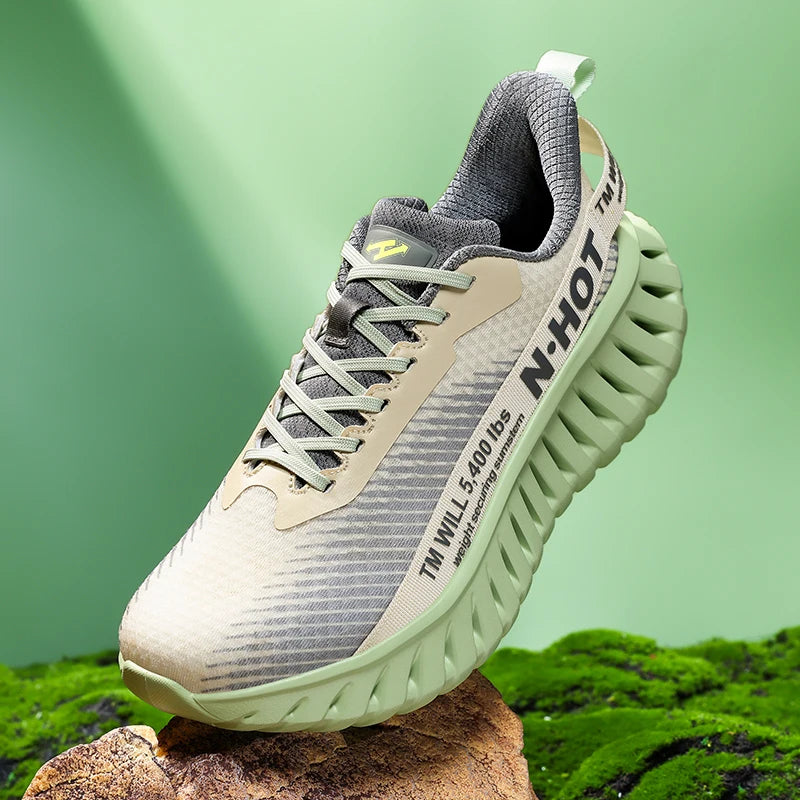 2025 men's shoes sneakers, platform heightening shoes, mesh breathable, versatile casual shoes