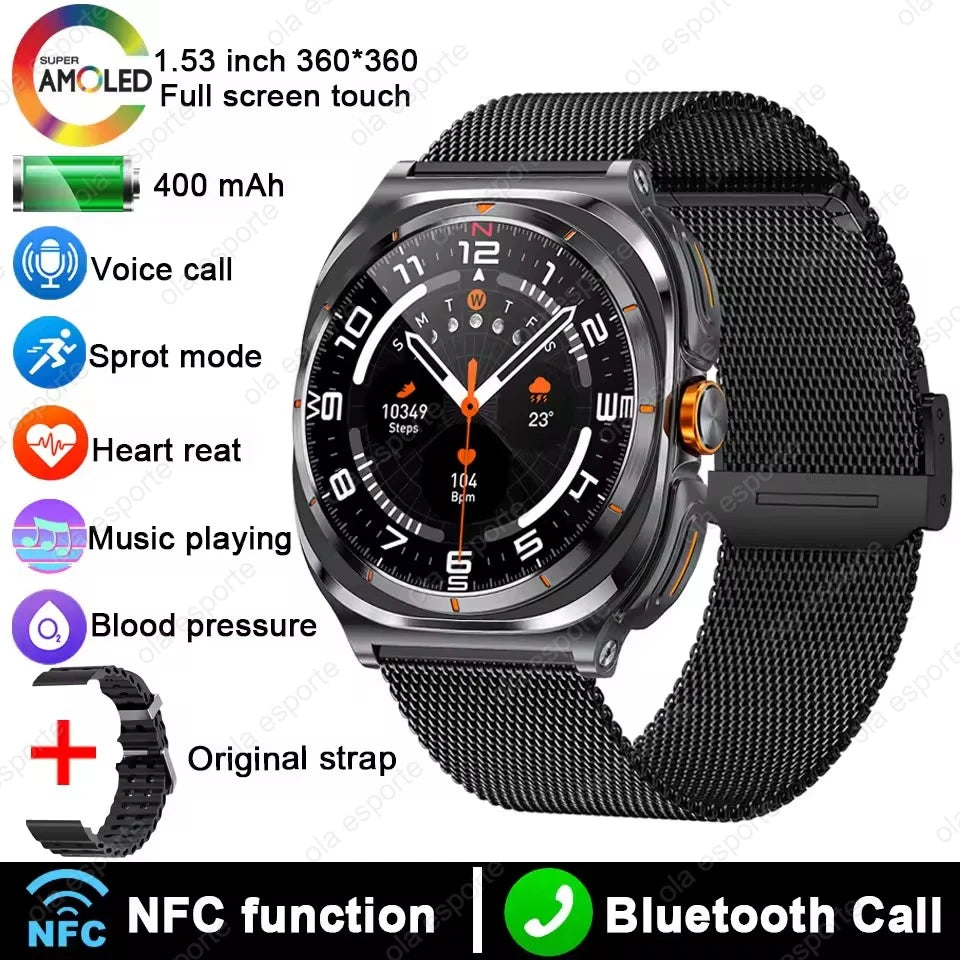 New GT98 Smart Watch TWS Headset 2 In 1 AMOLED Wireless Headset Bluetooth Call Outdoor Sport Music Health Monitor Smartwatch Men