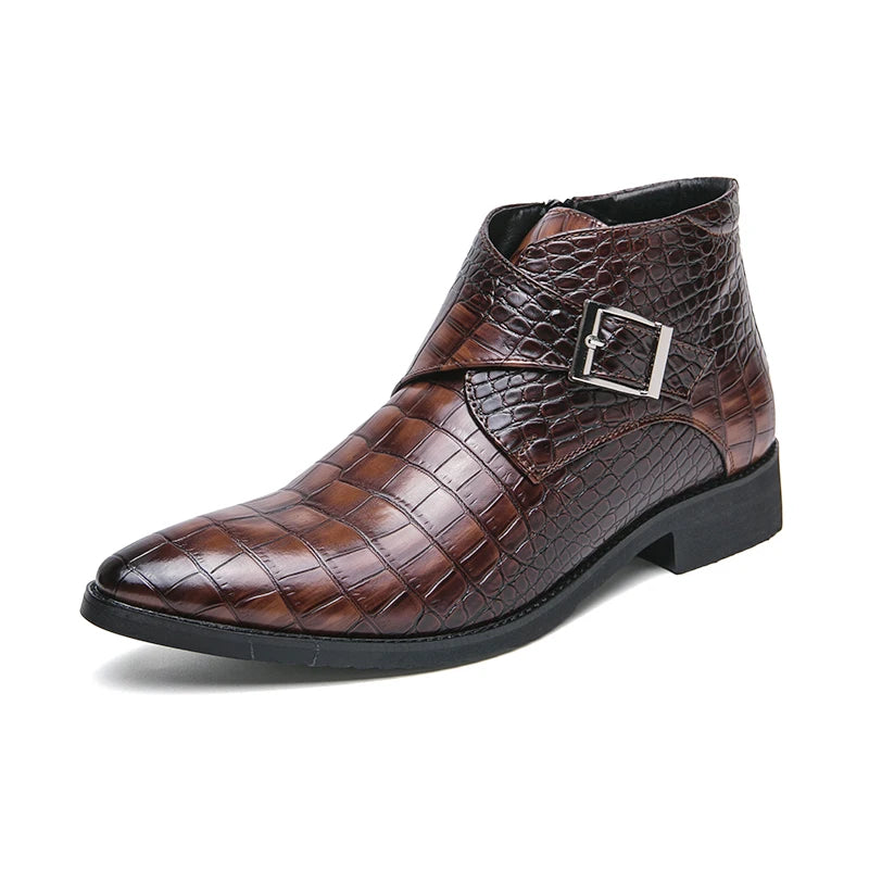 Cowboy Boots Men Genuine Leather Boots for Men Shoes Luxury Shoes High Quality Dress Booty Man Casual Sneakers Men's Shoe Ankle