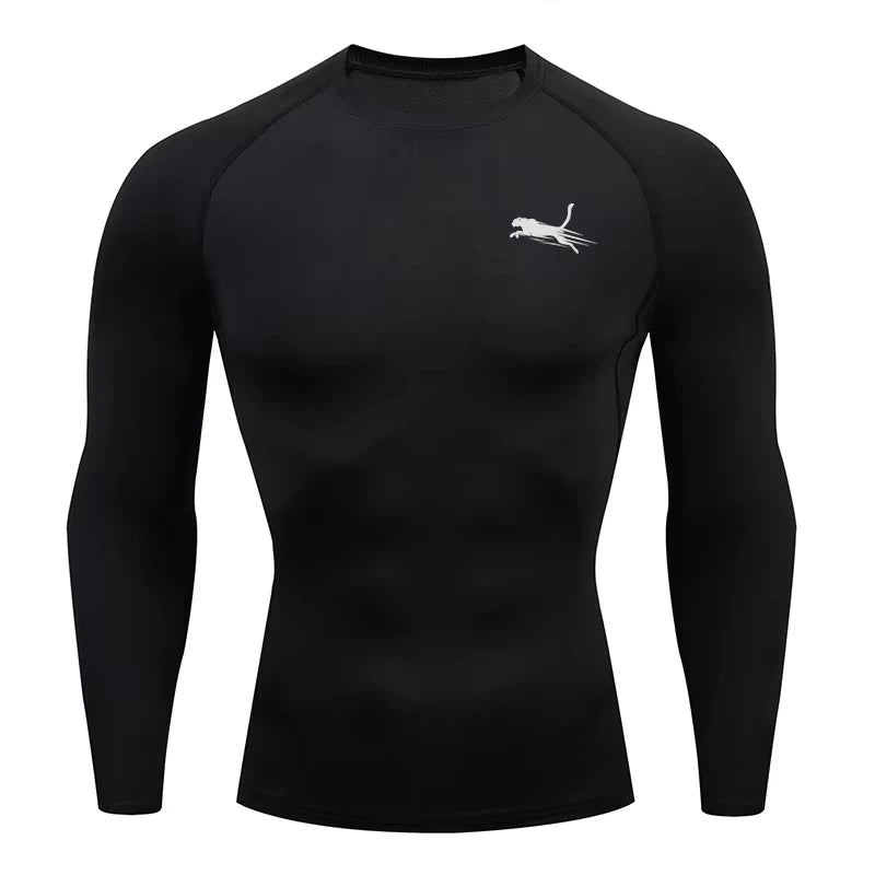 Men's Long Sleeves Fitness T-shirt Dry Fit Gym T-shirt Sportswear Outdoor Sports Running Tees Tops For Men RL0623