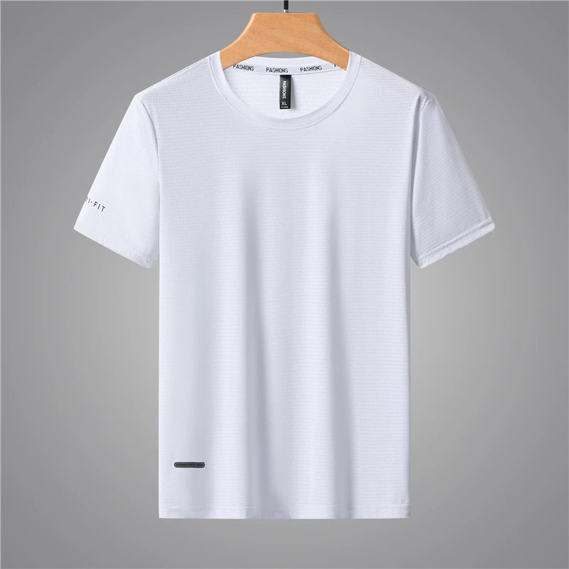 Good Quality T-Shirts Men Plus Size 6XL 7XL 8XL Male Tshirt Fat Man Tee Shirt Breathable Wearing Tee Tops Running Fast Shipping